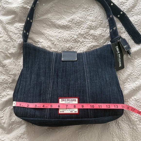 True Religion Dark Denim Hobo Bag - Picture 7 of 12